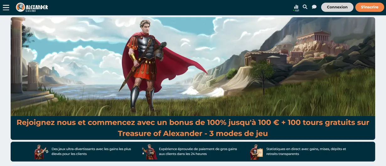 Qu'est-ce que le Bonus sans Dépôt sur Alexander Casino ? 